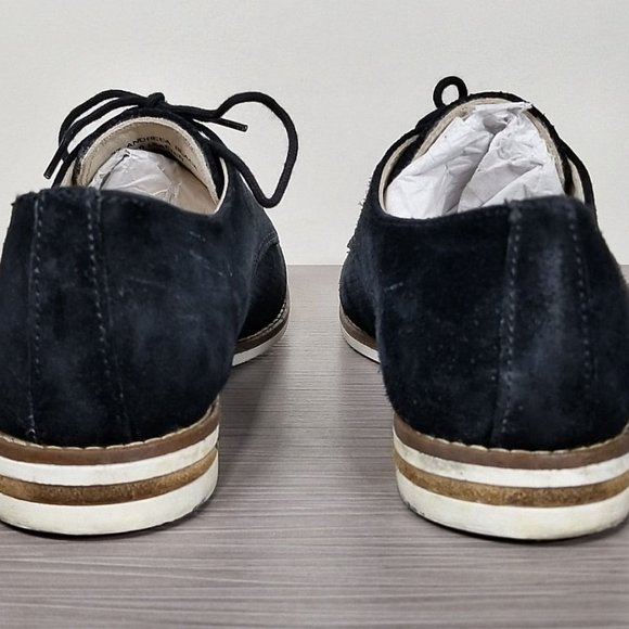 Steve Madden Derby, Black Suede, Womens Size 6.5 / 37 - Picture 5 of 10